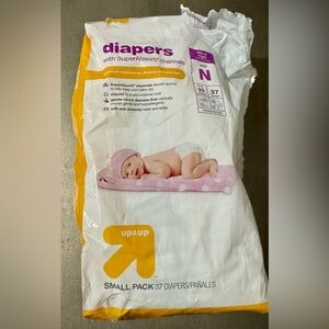 1/2 Package Up & Up Newborn Diapers